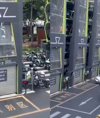 Dalla Cina arrivano i nuovi parcheggi per auto simili a "distributori automatici". Ecco come funzionano