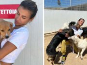 Elisabetta Canalis visita il canile di Olbia: "I cani ti vogliono bene a prescindere"