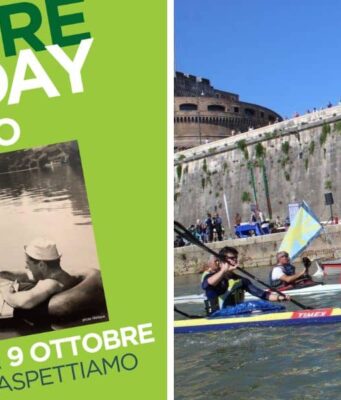 Roma, arriva il Tevere Day, nella giornata dedicata al fiume anche la gara Tevere Clean Up in canoa