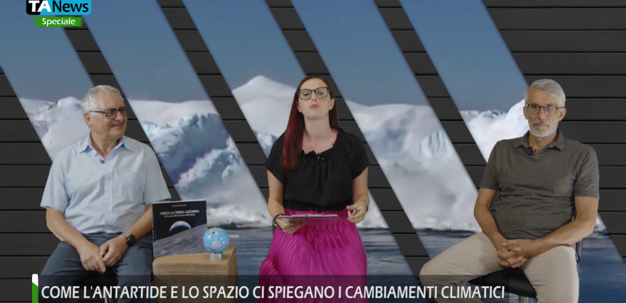 Climate change, special about Antarctica and space