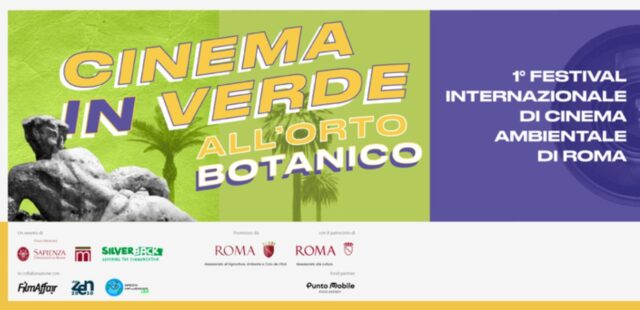 Parte Cinema In Verde, dal 28 settembre al 1 ottobre all'Orto Botanico di Roma